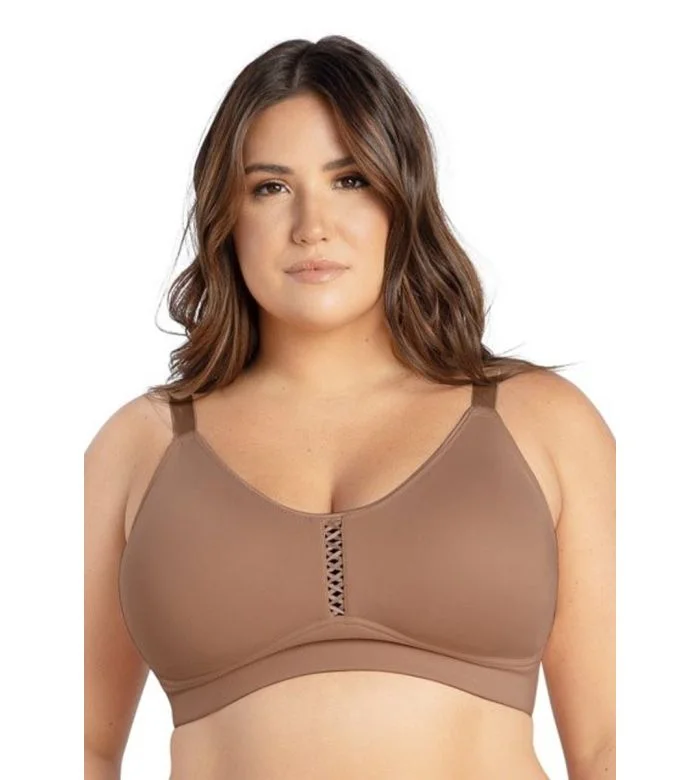 high-waisted cotton women's underwearplus-size wireless braERIKA FULL-COVERAGE BRALETTE