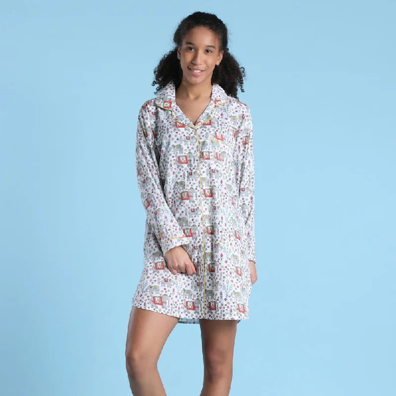 women's pajama sets with matching robesEllie Nightshirt