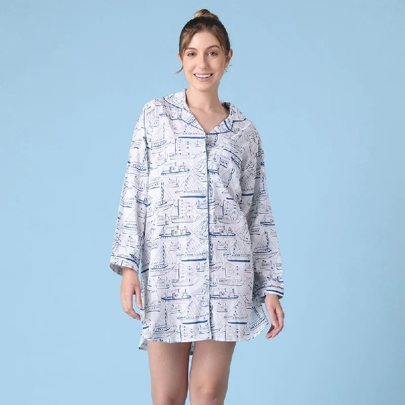 high-quality women's pajama setsAhoy Nightshirt