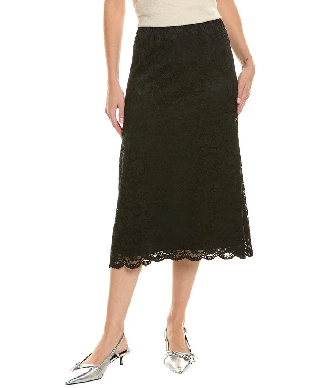 Women's Zip-Up SkirtsVince Camuto A-Line Lace Skirt