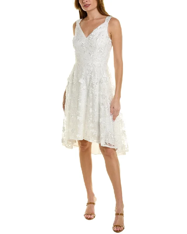 Women's Square-Back DressesAdrianna Papell High-Low A-Line Dress