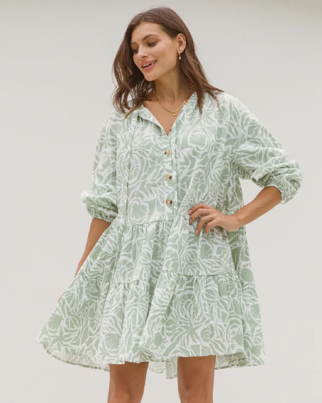 Women's Tiered DressesAvalon Smock Dress | Elena