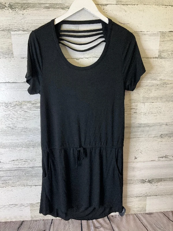 Women's Maxi DressesBlack Dress Casual Short Chaser, Size M