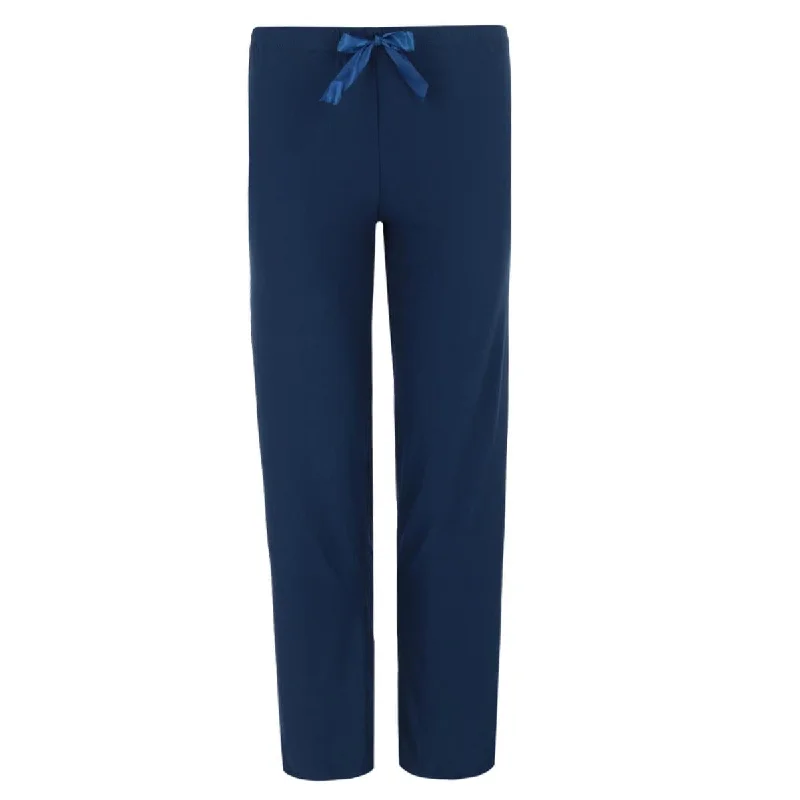 women's pajamas with adjustable waistbandsElegant Emily Women's Solid Open Bottom Lounge Pants