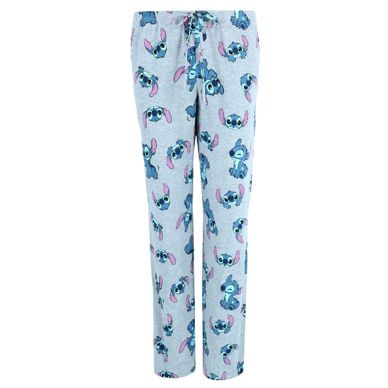 women's pajamas with an elasticized cuffsJerry Leigh Women's Stitch Long Pajama Lounge Pant