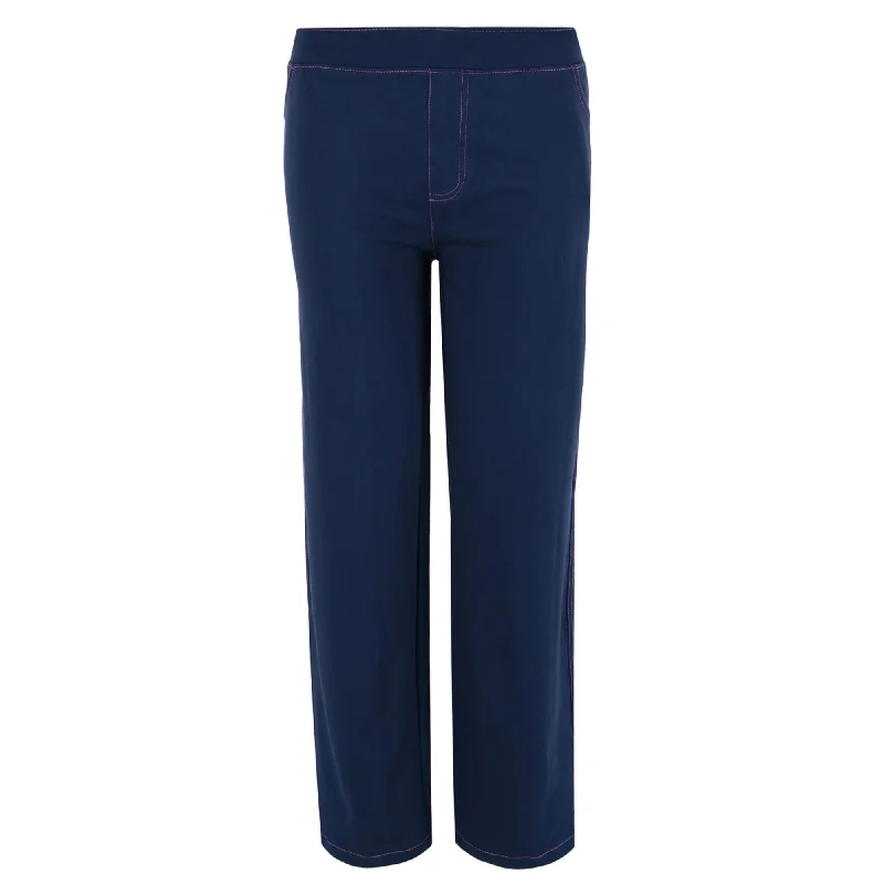 women's pajamas with a relaxed fitMonday Blues Women's Plus Size Denim Look Pajama Pants