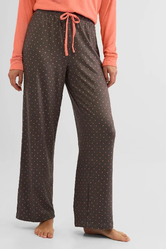 women's pajamas with a subtle shimmerPantalon pyjama gaucho - Femme