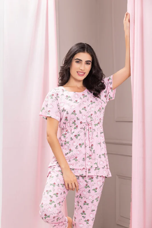 women's pajamas for those who value qualityFloral Print Pajama set